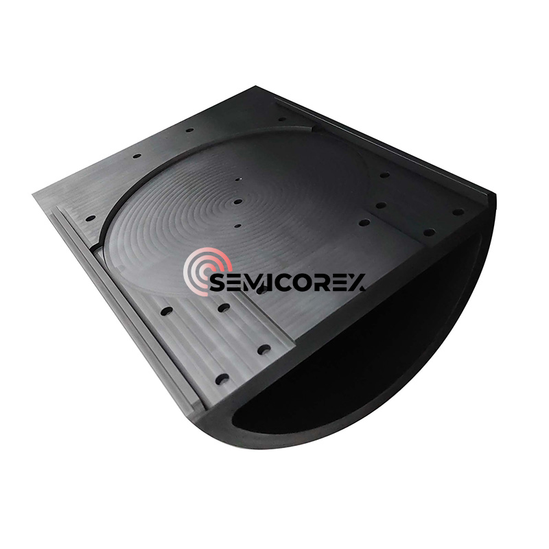 SiC コーティングされたハーフムーン部品
