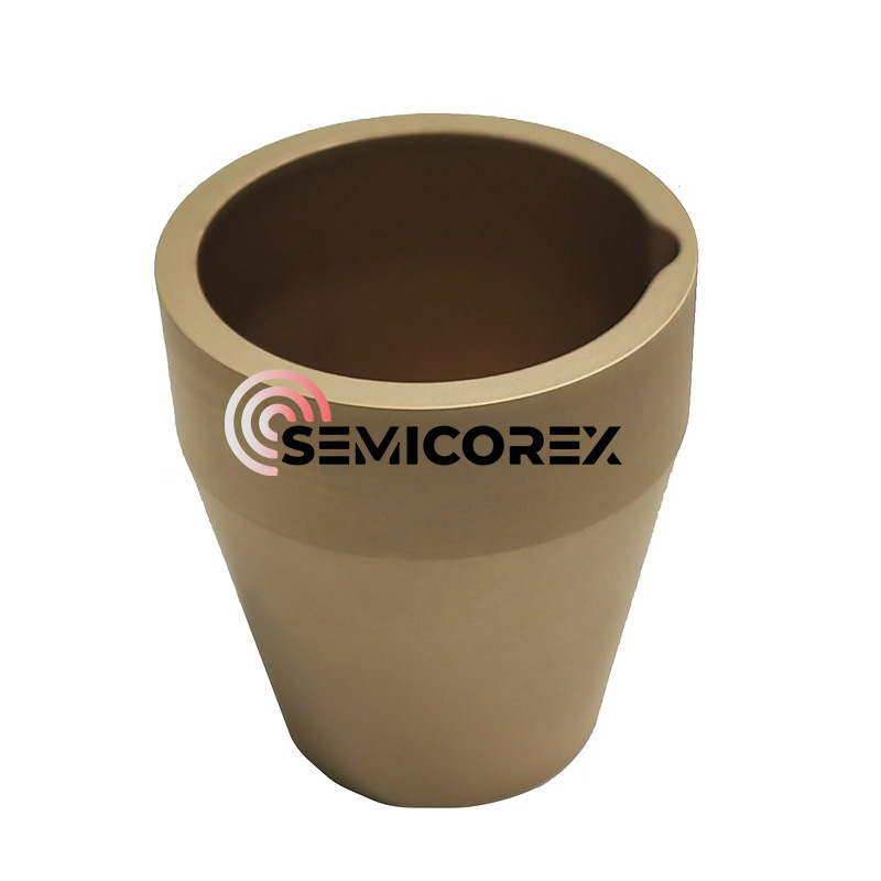 TaC コーティングされたグラファイトるつぼ